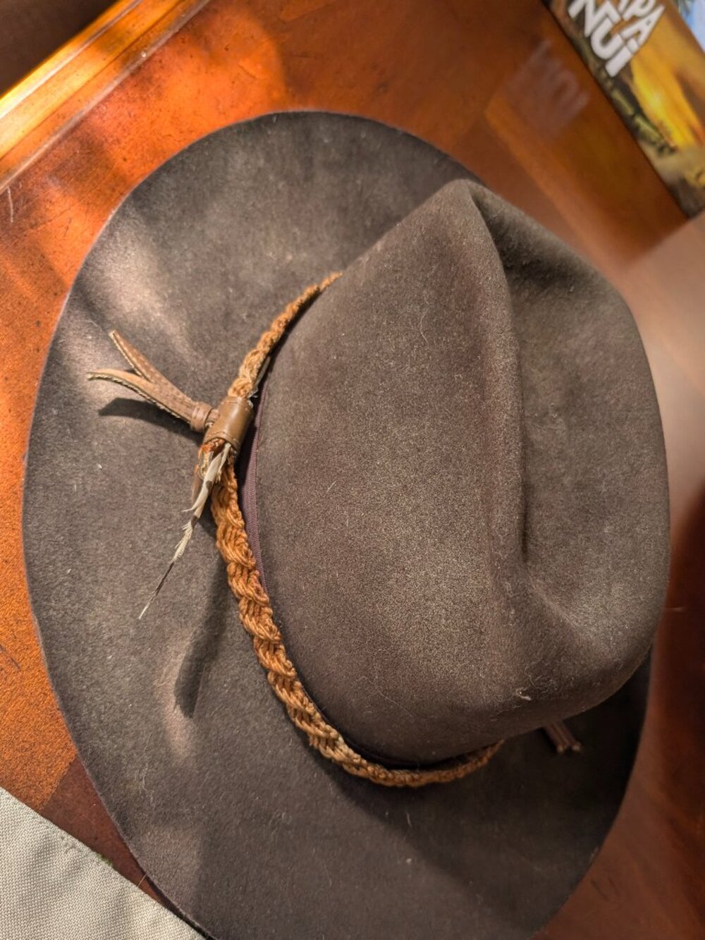 Ranch western wear dynafelt wool cowboy hat 7 1/4